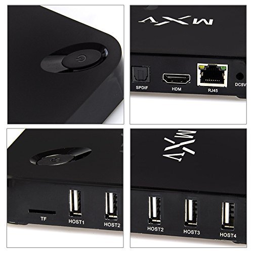 Vipwind Android TV Box MXV Amogic S805 Quad Core 1GB/8GB XBMC Kodi Installed Support H.265 1080P HDMI Wifi Media... N6