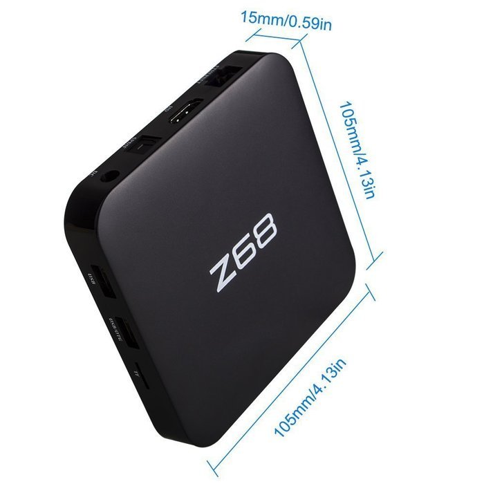 Z68 RK3368 Android 5.1 TV Box Bluetooth 4.0 64bit Octa Core H.265 4K 2GB RAM 16GB ROM XBMC KODI Smart Media Player... N5