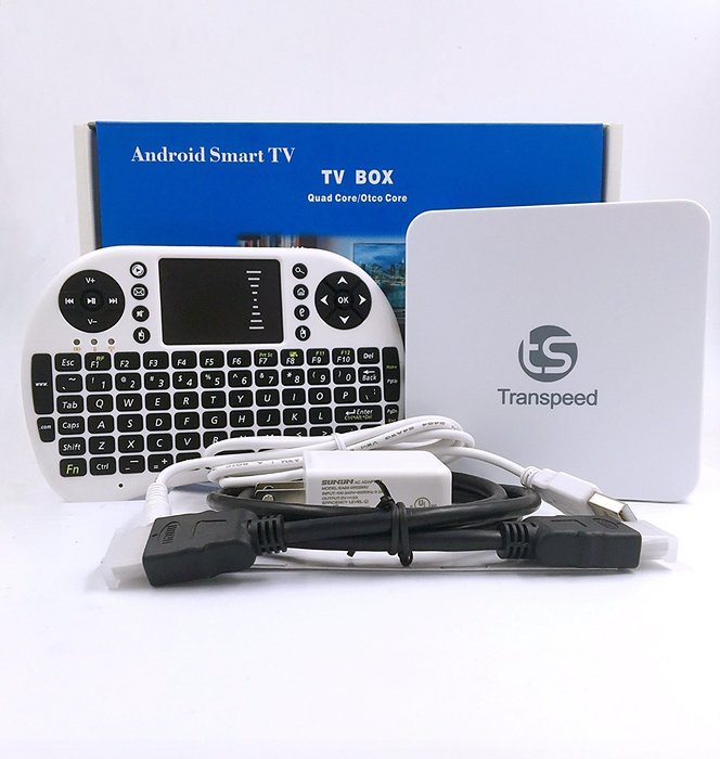Transpeed S905 Amlogic Quad Core 2.0 GHz 8G ROM 2G RAM TV Box + Air keyboard Android 5.1 4 K 2 K HDMI Kodi H.265...