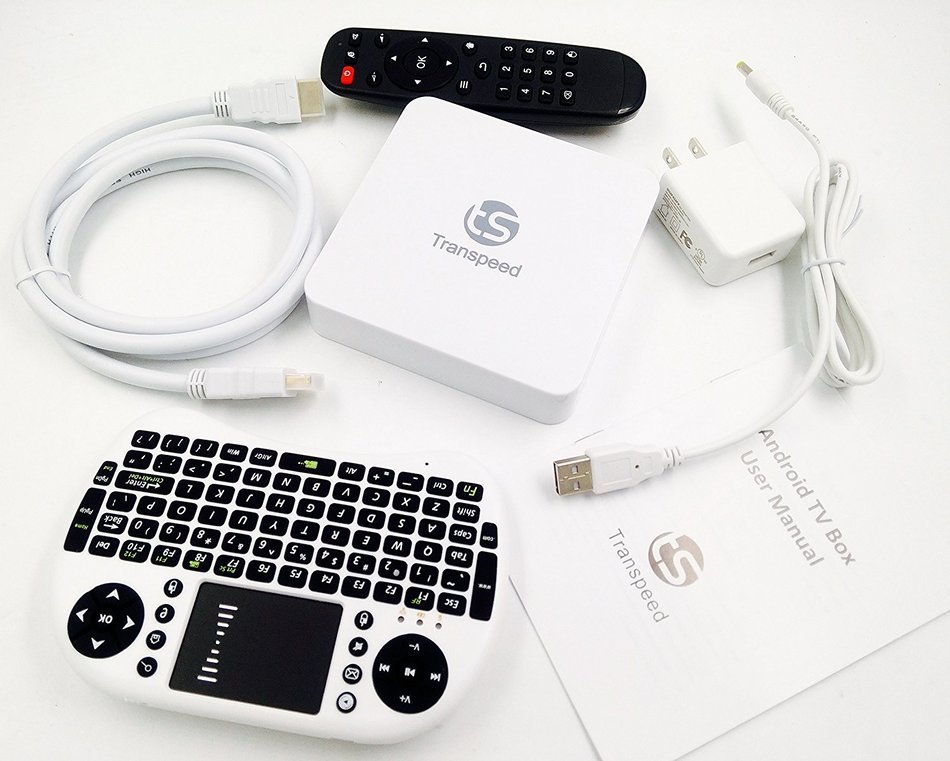 Transpeed S905 Amlogic Quad Core 2.0 GHz 8G ROM 2G RAM TV Box + Air keyboard Android 5.1 4 K 2 K HDMI Kodi H.265... N3