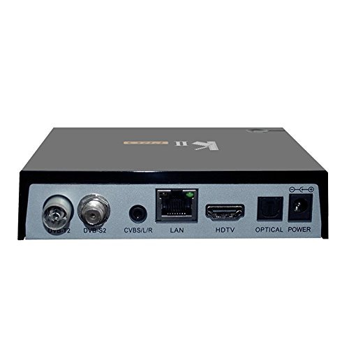 Vipwind KII Pro Android TV Box 2GB+16GB DVB-S2 DVB-T2 CCCAM Biss Kodi Pre-installed Amlogic S905 Quad-core Bluetooth... N4