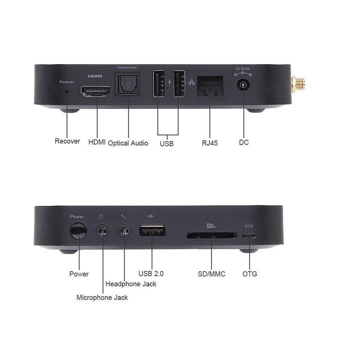 Minix Official Original Minix Neo X8 H Plus Streaming Media Player Smart Tv Box Quad Core CPU Android 4.4 2gb... N4