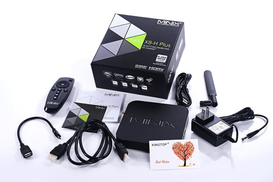 Minix Official Original Minix Neo X8 H Plus Streaming Media Player Smart Tv Box Quad Core CPU Android 4.4 2gb... N7