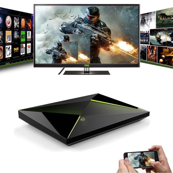 Vipwind M9S 2G/16G Smart Android 5.1 TV Box Amlogic S905 Quad Core KODI 16.0 XBMC 4K Mini PC WiFi H.265 DLNA Miracast... N4