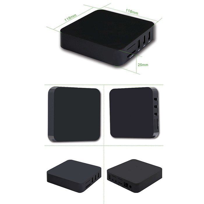 MEGACRA Q1 Unique OS Android TV Box Pre-installed Kodi 16.1, Pre-installed Youtube, Filmon, Facebook and other... N7