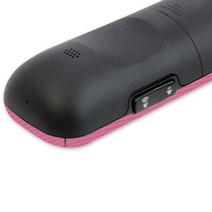 Skinomi TechSkin - Roku 4 Pink Carbon Fiber Full Body Skin / Front & Back Wrap Clear Film / Ultra HD and Anti-Bubble... N5