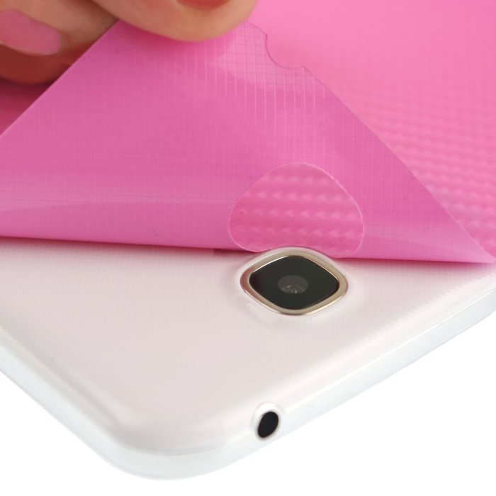 Skinomi TechSkin - Roku 4 Pink Carbon Fiber Full Body Skin / Front & Back Wrap Clear Film / Ultra HD and Anti-Bubble... N6