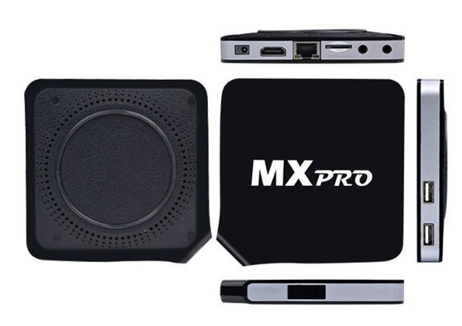 FireAnt&reg; MX Pro Quad Core Smart Android TV Box 1080p HDMI 4K Free Streaming Media Player Miracast Live Sport Movie N3