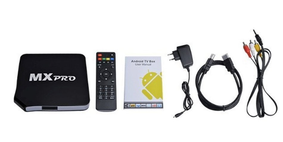 FireAnt&reg; MX Pro Quad Core Smart Android TV Box 1080p HDMI 4K Free Streaming Media Player Miracast Live Sport Movie N5