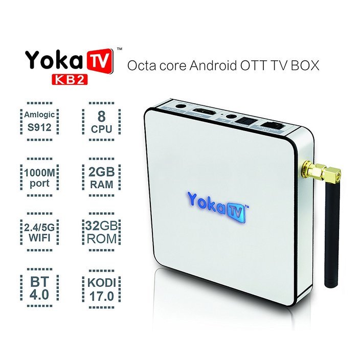 KOLOF KB2 Android TV Box Amlogic S912 Octa Core Android 6.0 KODI 17.0 2GB RAM 32GB ROM Streaming Media Player... N6