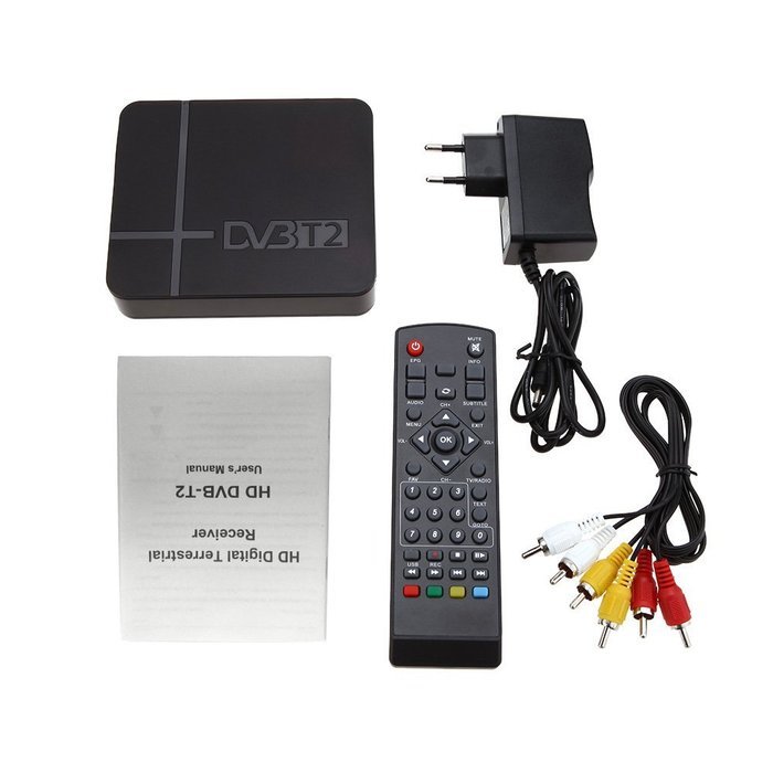 Vipwind K2 Full HD 1080P DVB-T2 Digital Terrestrial Receiver Set-top Box with H.264 / MPEG-2 / 4 Compatible with... N5