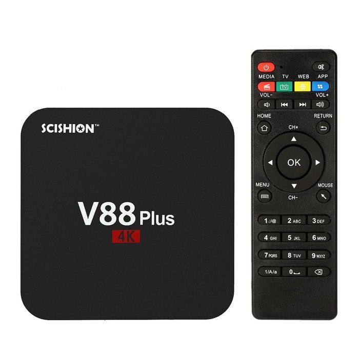 Vipwind V88 Plus Android 5.1 TV Box RK3229 Quad Core KODI 16.1 XBMC UHD 4K HDMI 2G/8G WiFi AirPlay Miracast HD... N2