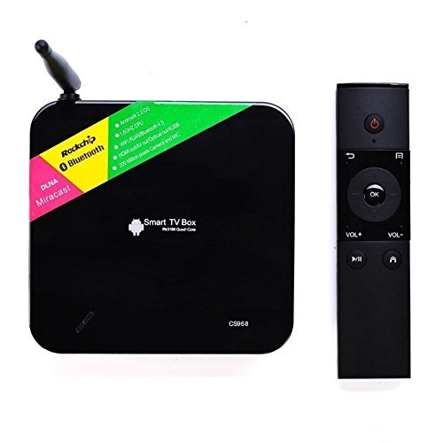 Vipwind CS968 Quad-core Android 4.4.2 RK3188 2G RAM Android Tv Set Top Box 4K HD 1080P Built 2MP Camera/Microphone...