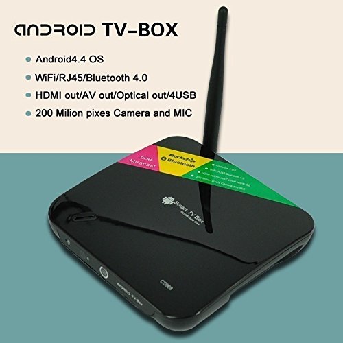 Vipwind CS968 Quad-core Android 4.4.2 RK3188 2G RAM Android Tv Set Top Box 4K HD 1080P Built 2MP Camera/Microphone... N7