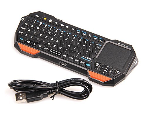 Green House-Mini Portable IS11-BT05 Wireless Bluetooth 3.0 Keyboard with Fly Air Mouse Touchpad for Tablet Windows...