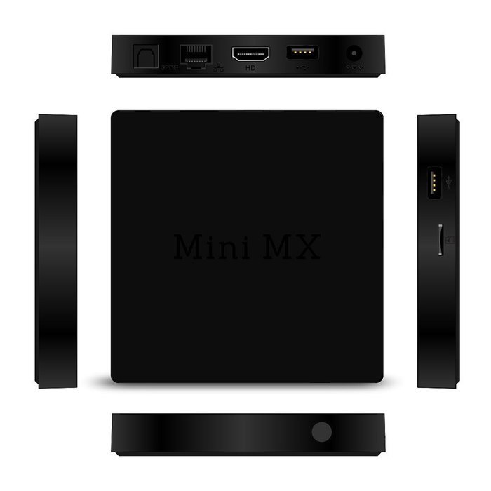 TV Box Android,1000M LAN KODI 16.0 Amlogic S905 Quad Core Mini MX 2G/16G Android 5.1 TV BOX H.2 Bluetooth 4.1... N3