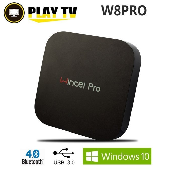 ESHOWEE Intel Z8300 Quad Core USB3.0 Windows 10 Operating System Wintel Pro TV Box UK Plug