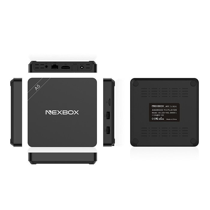 KOLOF NEXBOX A5 Amlogic S905X TV BOX Andriod 6.0 Quad Core KODI 16.1 2G 16G Streaming Media Player N4