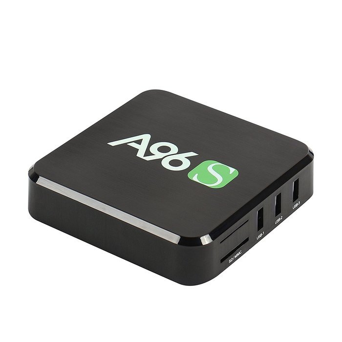 A96S Tv Box Android 6.0 Amlogic S905X CPU Cortex-A53 Mali-450 GPU 2G/8G UHD 4K2K HEVC H.265 1080P Streaming Media...