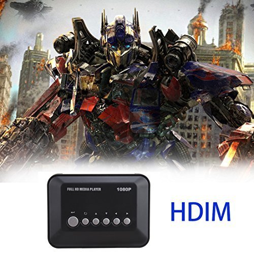 AGPtek&reg; 1080P HD USB HDMI SD/MMC Multi TV Media Player Support All Kinds of Media Videos with Remote Control