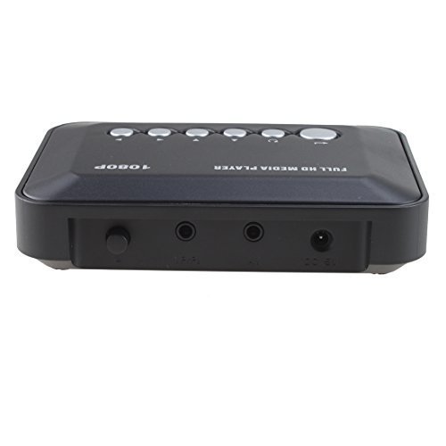 AGPtek&reg; 1080P HD USB HDMI SD/MMC Multi TV Media Player Support All Kinds of Media Videos with Remote Control N3