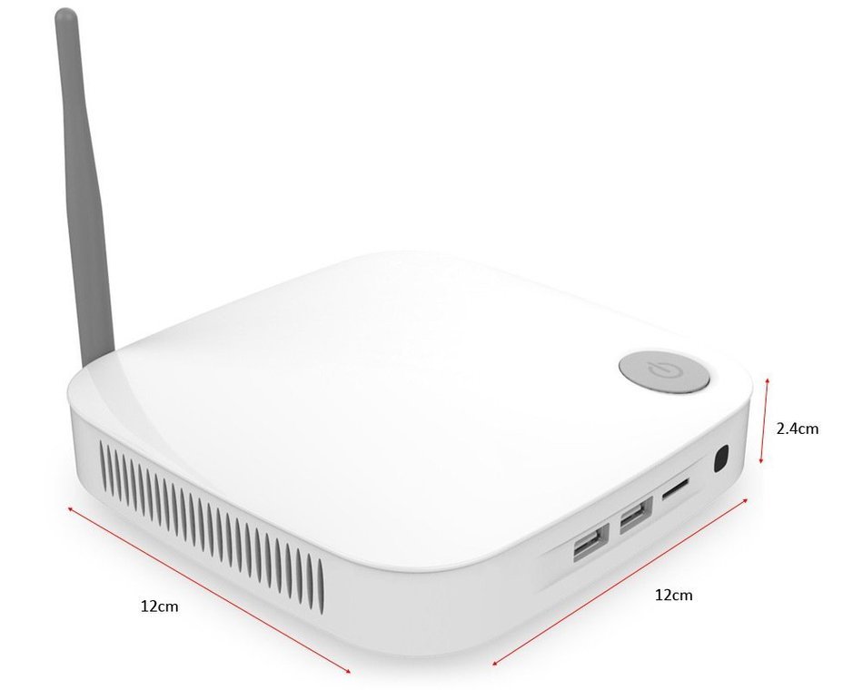 PIPO X6s Mini PC Intel Cherry Trail Z8300 Quad core IPTV Box for streaming tv Windows 10 2.4G WiFi 4GB RAM 64GB... N2