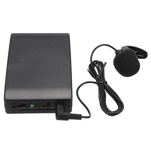 BOLUN WR-601 Wireless Transmitter Receiver With Clip-on Microphone Set N2