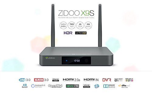 ZIDOO X9S TV BOX Android 6.0 + OpenWRT(NAS) Realtek RTD1295 2G/16G 802.11ac WIFI Bluetooth 1000M LAN Media Player N9