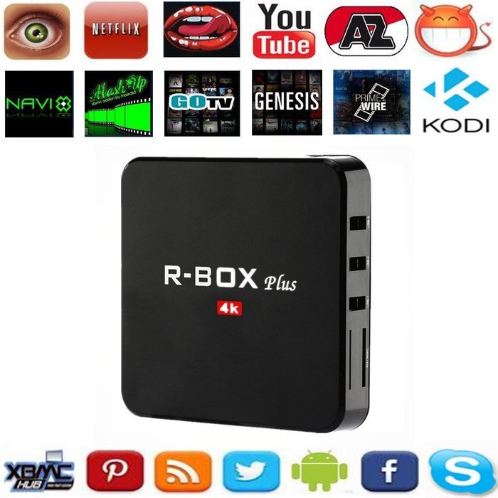 Kekilo R-BOX Plus TV Box RK3229 Quad Core Android 5.1 2G 16G 4K WIFI H.265 with Bluetooth 4.0 10/100M Ethernet...