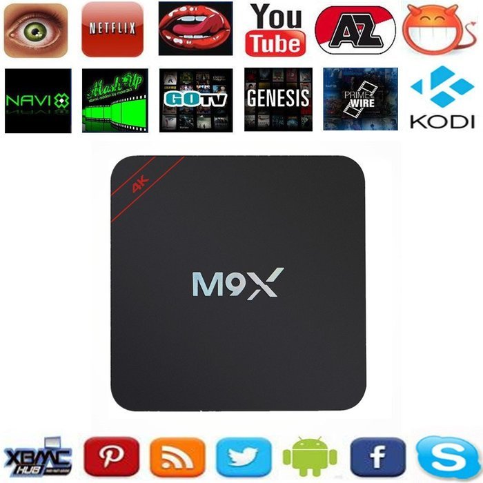 Kekilo R-BOX Plus TV Box RK3229 Quad Core Android 5.1 2G 16G 4K WIFI H.265 with Bluetooth 4.0 10/100M Ethernet... N10