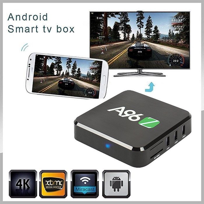 Refresh Your Life A96Z 4K Android TV Box KODI(XBMC) 17.0 Dual WIFI 2.4G/5G Android 6.0 Marshmallow Amlogic S905X... N4