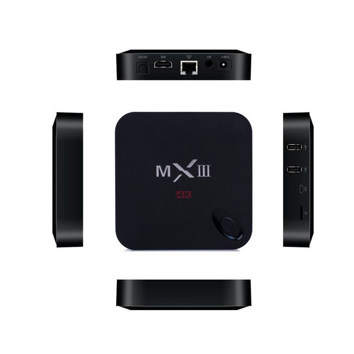RealVision&reg;MXIII Smart Tv BOX Android Support Airplay Miracast Fly Air Mouse Keyboard Pre-installed Kodi/ Xbmc... N2