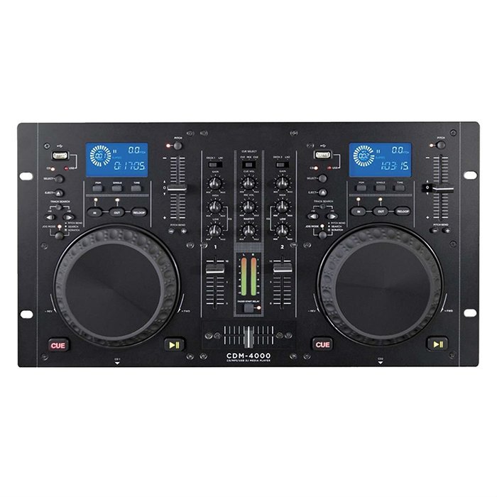 NEW ! CDM 4000 2 Channel Dual CD/MP3/USB DJ Media Player Mixer System , Steaming Media Players