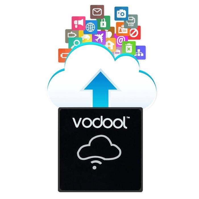 Vodool WiFi Memory Card Reader, Wireless Flash Drive WiFi Storage OTG Disk with Micro SD TF Card Slot for Apple... N6