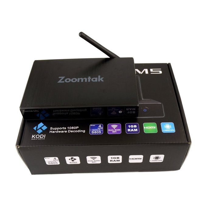 M5 Android tv box Streaming Media player Plug-N-Play 1080p Fully Loaded Kodi 15.2 HD, HDMI, RCA N4