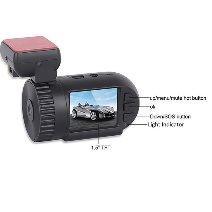 Generic Mini 0805 Dash Cam Ambarella A7LA50 Chip Super Hd 1296p Car Video Recorder N2