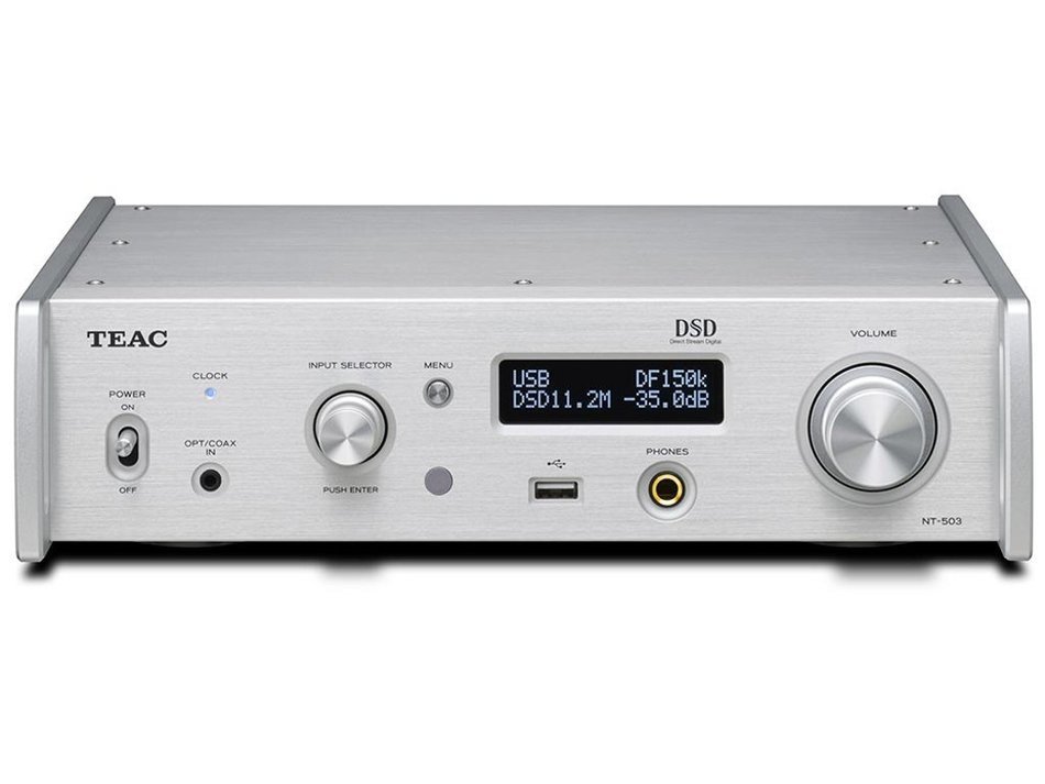 TEAC DSD11.2MHz corresponding dual mono over Lal USB DAC / Network Player NT-503 NT-503-S (Silver) (Japan domestic...