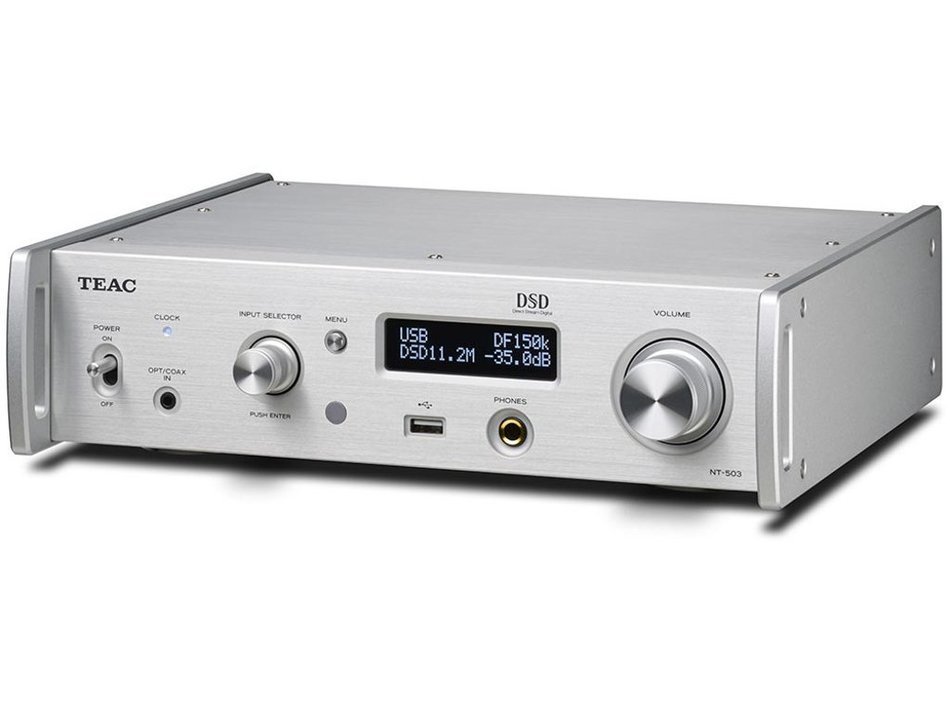 TEAC DSD11.2MHz corresponding dual mono over Lal USB DAC / Network Player NT-503 NT-503-S (Silver) (Japan domestic... N2
