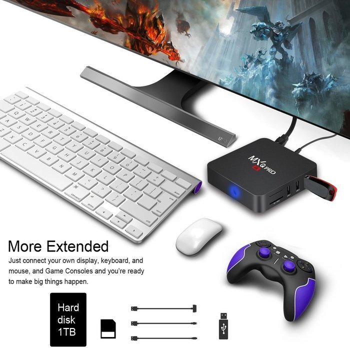 Padgene MX Pro Android 5.1 Lollipop OS TV Box Amlogic S905 Chipset Kodi 16.0 2G/16G Full Loaded Quad Core 4K Google... N5