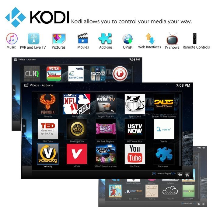[2016 Free Wireless Mini Keyboard] WIIKEE W9 HD Android TV Box Amlogic S812 Quad Core KODI Fully Loaded Add-ons... N5