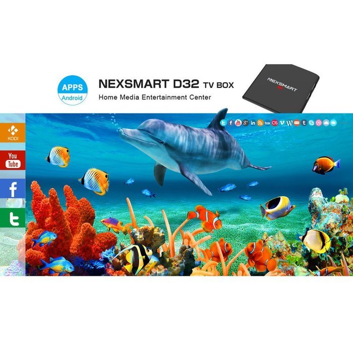 Lary intel D32 RK3229 OTT TV Box Android 5.1 KODI 16.1 Quad Core Streaming Media Player RAM 1GB DDR3+ROM 8GB eMMC... N7