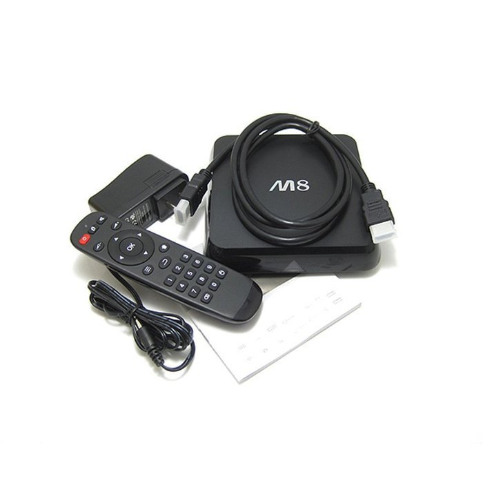 M8 Quad Core Smart Set Top TV Box XBMC 3D Blu-ray 4K Media Player Miracast DLNA Receiver Amlogic S802 AML8726-... N6