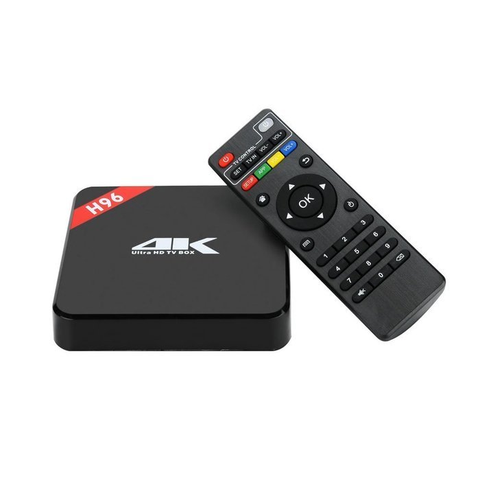 NEW H96 Amlogic S905 4kx2k Android 5.1 Quad core 1G DDR 8G Android TV Box Wifi & Ethernet 10/100M