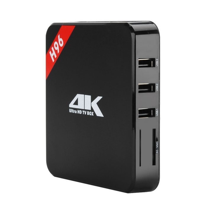 NEW H96 Amlogic S905 4kx2k Android 5.1 Quad core 1G DDR 8G Android TV Box Wifi & Ethernet 10/100M N8