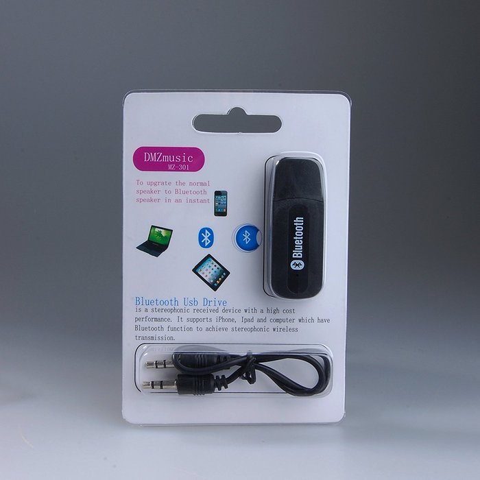 TopOne for Speaker iPhone Mp3 USB Bluetooth 3.5mm Stereo Audio Music Receiver Adapter