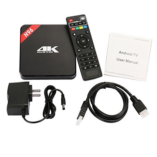 H96 Android 5.1 4K Amlogic S905 Quad Core 1GB/8GB Tv Box Player N6