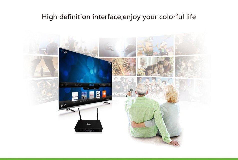 Smart TV Box,EEDI K6 S812 Quad-core Android 5.1 K6 S812 Quad-core Android 5.1 Bluetooth4.0 4K FULL HD Smart TV... N4