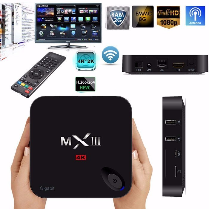 ELEGIANT Smart 4K TV Box - w/Amlogic S812 Quad Core [2G+16G 1000M LAN Ethernet Miracast/DLNA] Android 5.1 OS TV... N3