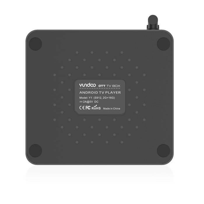 YUNDOO Y1 Android TV Box 2GB/16GB/4K Kodi 16.1 Android 6.0 Amlogic S912 Octo-core 2GHz 64-bit ARM CortexTM A53... N5