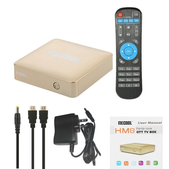 Vipwind HM8 Android 6.0 TV Box Marshmallow Amlogic S905X Quad Core KODI 17.0 4K 1G/ 8G WiFi LAN H.265 XBMC DLNA... N6